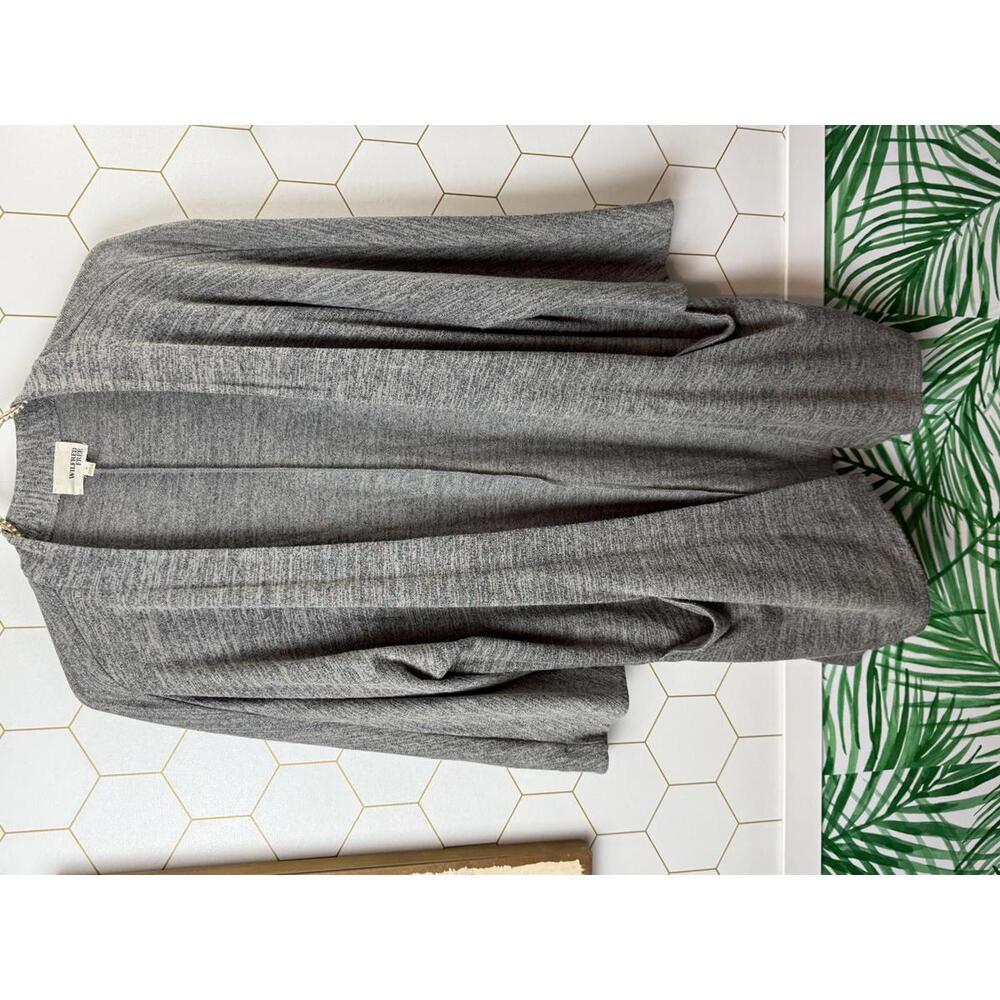Wilfred Free by Aritzia Gray Open Front Zlata Cardigan Sweater - Size - Small - Picture 6 of 6